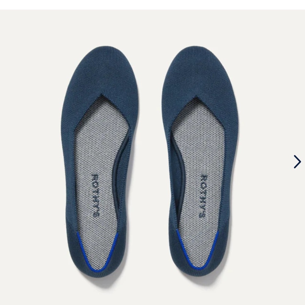 Rothys navy blue flats
